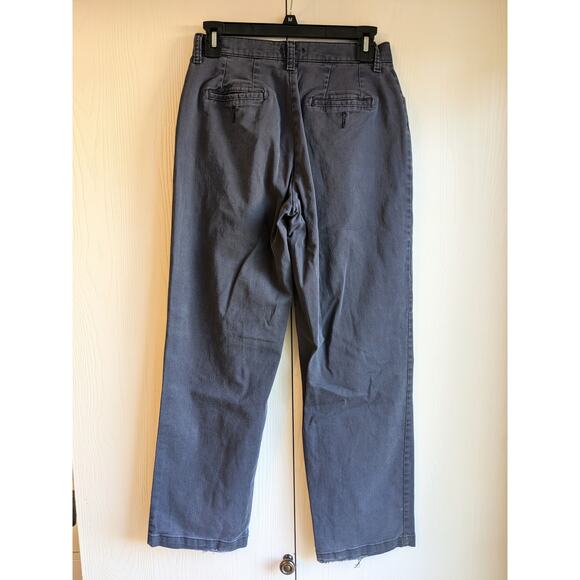 Lee Womens Sz 6S Short Petite At The waist Slate Blue Dress Pants Slacks Bootcut - Picture 2 of 6